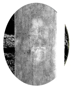 Photo de la Sainte Face sur la Croix
